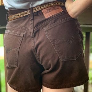 Vintage High-Waisted Levis Shorts, 12